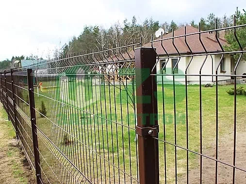 Забор из 3Д сетки гиттер Забор из 3Д сетки гиттер